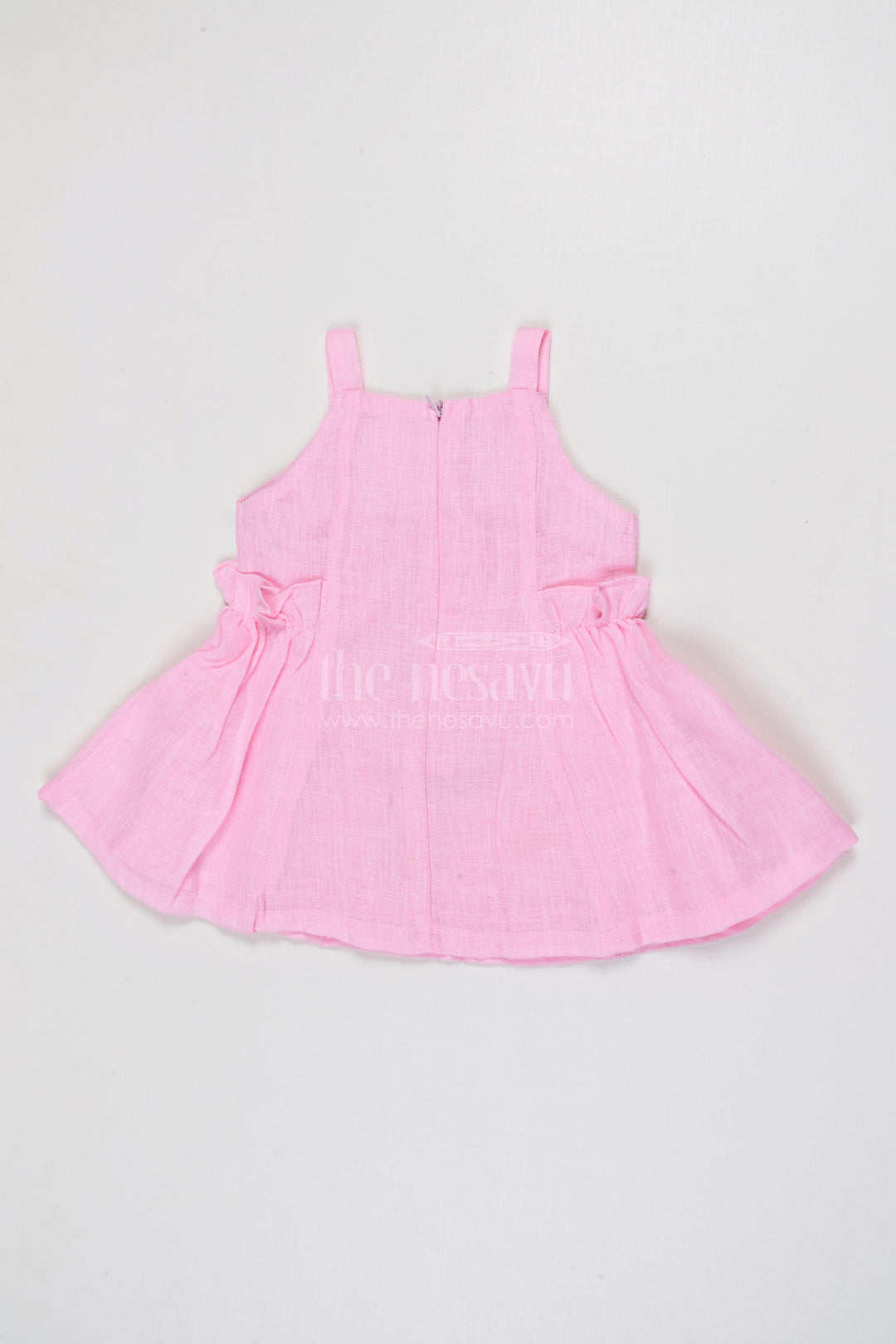 The Nesavu Baby Frocks Baby Girl Cotton Frock for Birthday and Playdates Nesavu Nesavu Baby Girl Cotton Frock With Floral Applique For Birthdays Playdates And Summer Outings