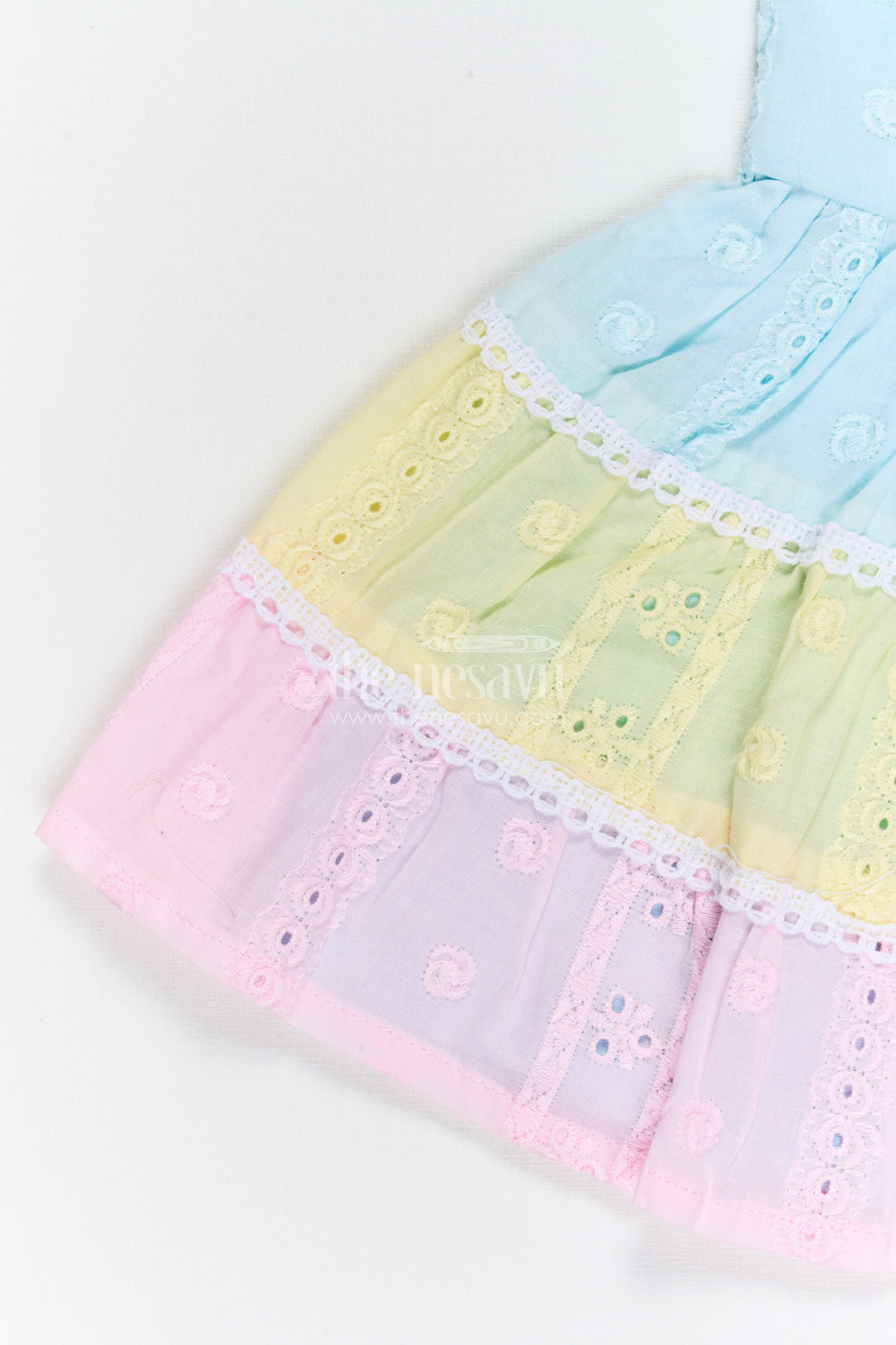 The Nesavu Baby Cotton Frocks Baby Girl Cotton Frock for Birthdays and Festive Outings Nesavu Nesavu baby girl cotton Hanoba frock for birthdays festive outings and baby celebrations