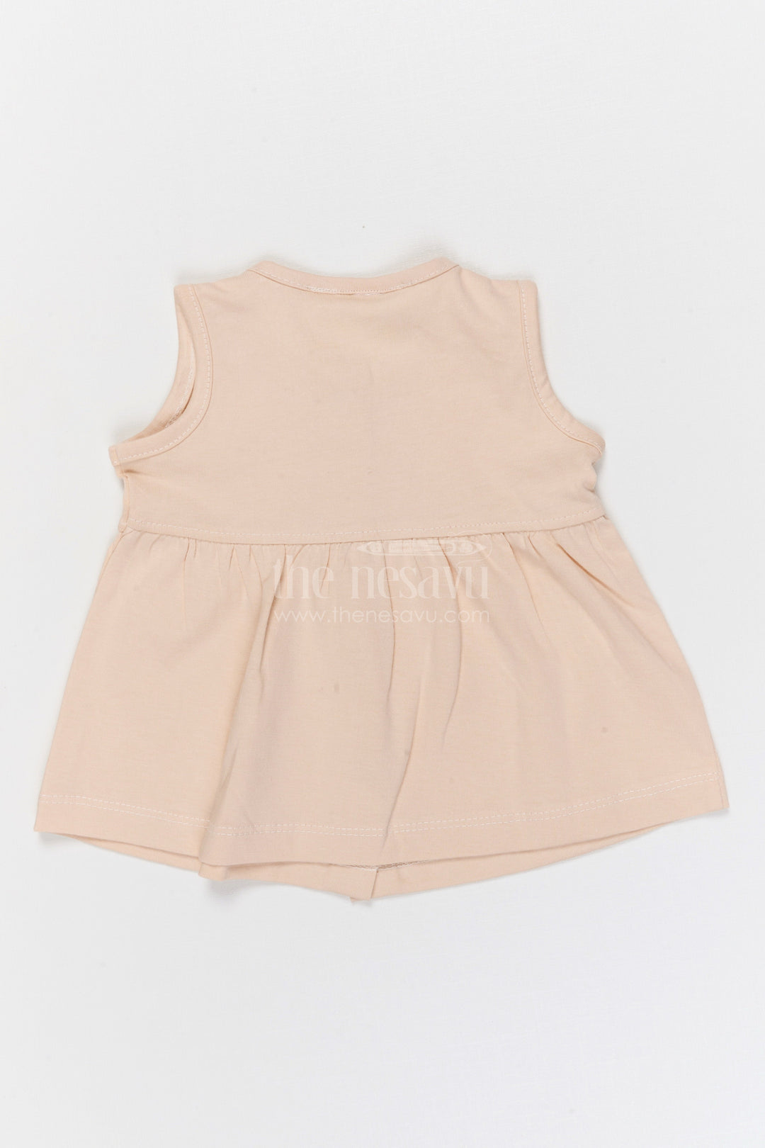 The Nesavu Baby Frocks Baby Girl Cotton Frock for Daily Comfort and Playtime Nesavu Nesavu Baby Girl Cotton Frock For Daily Wear Sleeveless Jersey Infant Dress