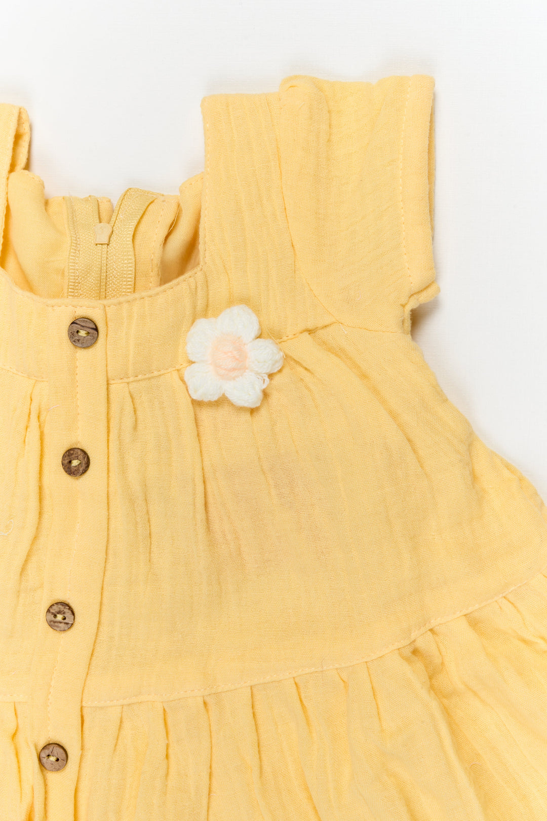 The Nesavu Baby Cotton Frocks Baby Girl Cotton Frock for Everyday Wear and Gifting Nesavu Nesavu muslin cotton frock for baby girls – ideal for summer comfort and daily casual wear