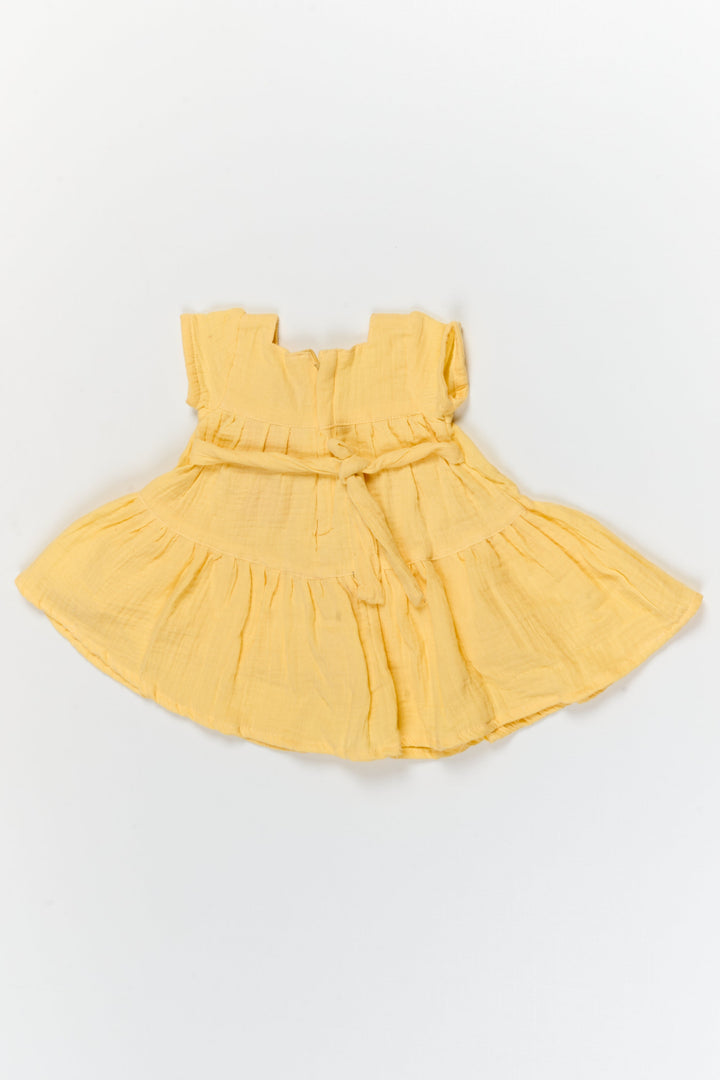 The Nesavu Baby Cotton Frocks Baby Girl Cotton Frock for Everyday Wear and Gifting Nesavu Nesavu muslin cotton frock for baby girls – ideal for summer comfort and daily casual wear