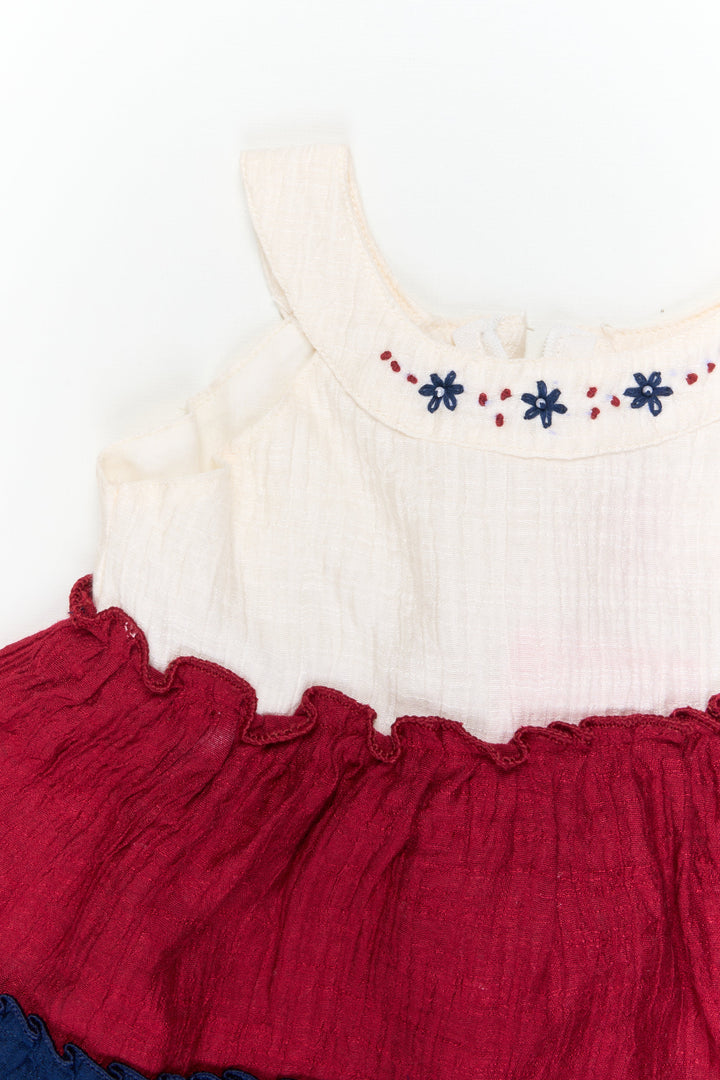 The Nesavu Baby Cotton Frocks Baby Girl Cotton Frock for First Birthday and Gifting Nesavu Nesavu baby girl cotton frock with flared skirt – ideal for birthdays and gifting