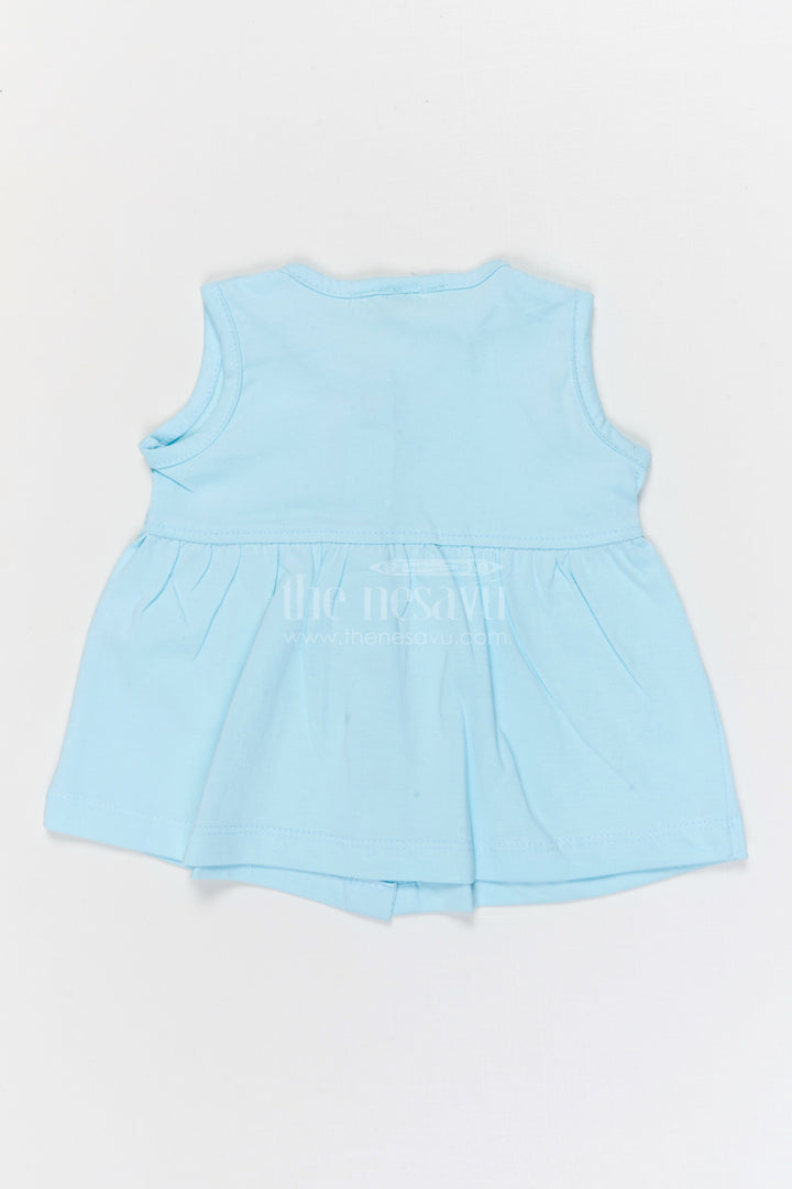 The Nesavu Baby Frocks Baby Girl Cotton Frock for Summer Comfort and Playtime Nesavu Nesavu Baby Girl Cotton Frock For Summer Wear Sleeveless Jersey Dress For Infants