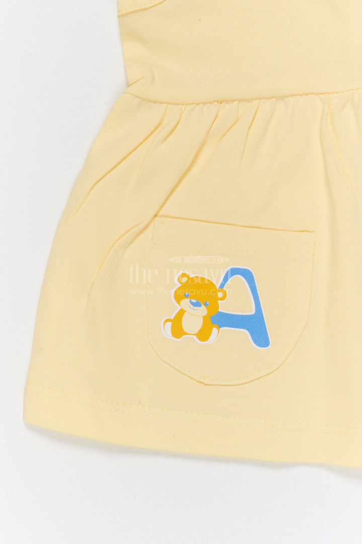 The Nesavu Baby Frocks Baby Girl Cotton Frock for Summer Outings Nesavu Nesavu Baby Girl Cotton Jersey Frock With Front Buttons For Summer Outings And Daily Wear