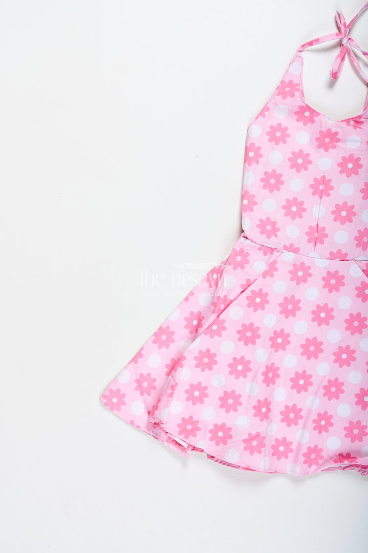 The Nesavu Girls Cotton Frock Baby Girl Cotton Frock with Floral Print for Everyday Comfort Nesavu Nesavu Baby Girl Cotton Frock Floral Digital Print Perfect Playdates Sunny Outings