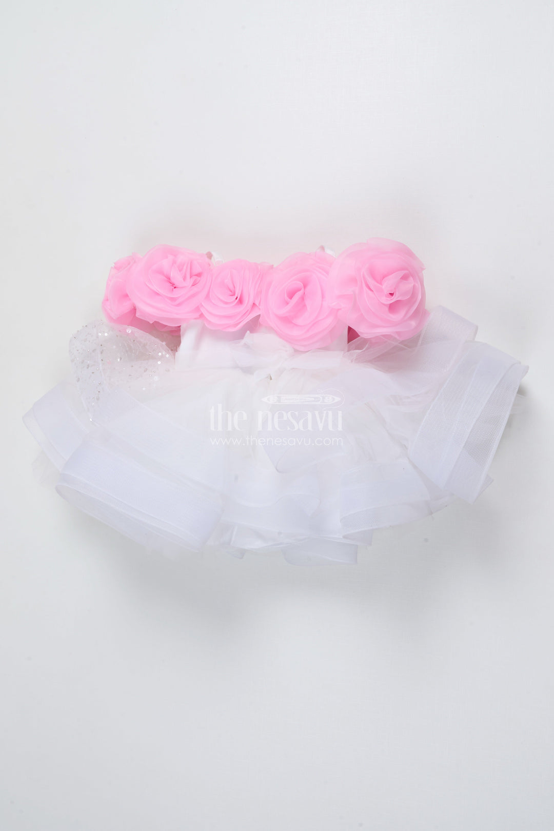 The Nesavu Baby Fancy Frock Baby Girl Dress for Birthday Party and Photoshoot Nesavu Nesavu baby girl birthday dress stone embellishment photoshoots parties
