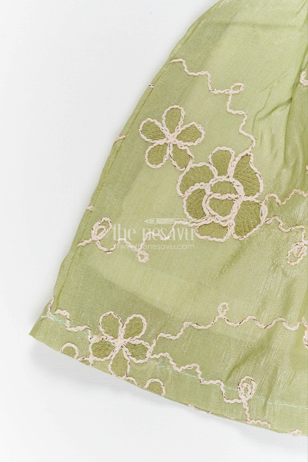 The Nesavu Baby Fancy Frock Baby Girl Embroidered Frock for Birthdays and Festive Gatherings Nesavu Nesavu baby girl cotton blend embroidered frock for birthdays festive gatherings and baby occasions