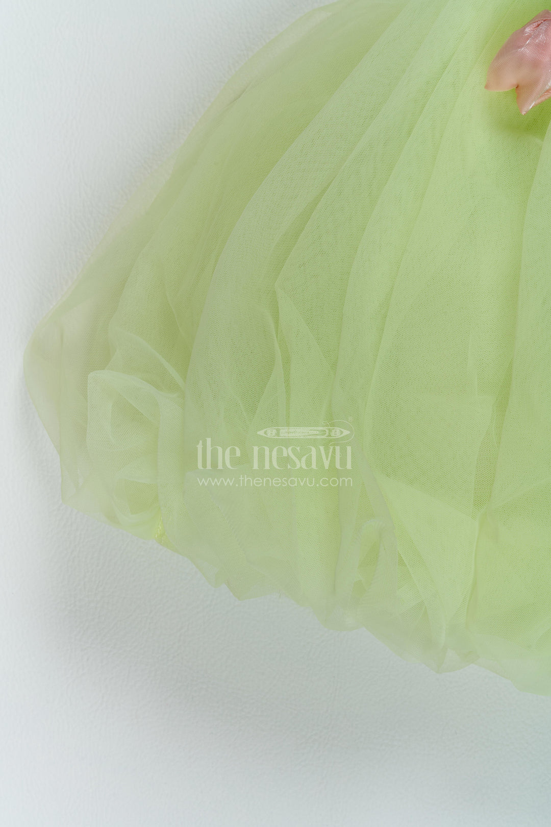 The Nesavu Girls Fancy Party Frock Baby Girl Fairy Frock for First Birthday and Garden Photoshoots Nesavu Nesavu Baby Girl Fairy Net Frock For First Birthday Garden Photoshoots And Milestone Celebrations
