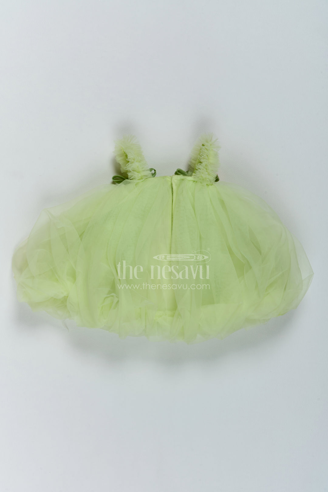The Nesavu Girls Fancy Party Frock Baby Girl Fairy Frock for First Birthday and Garden Photoshoots Nesavu Nesavu Baby Girl Fairy Net Frock For First Birthday Garden Photoshoots And Milestone Celebrations