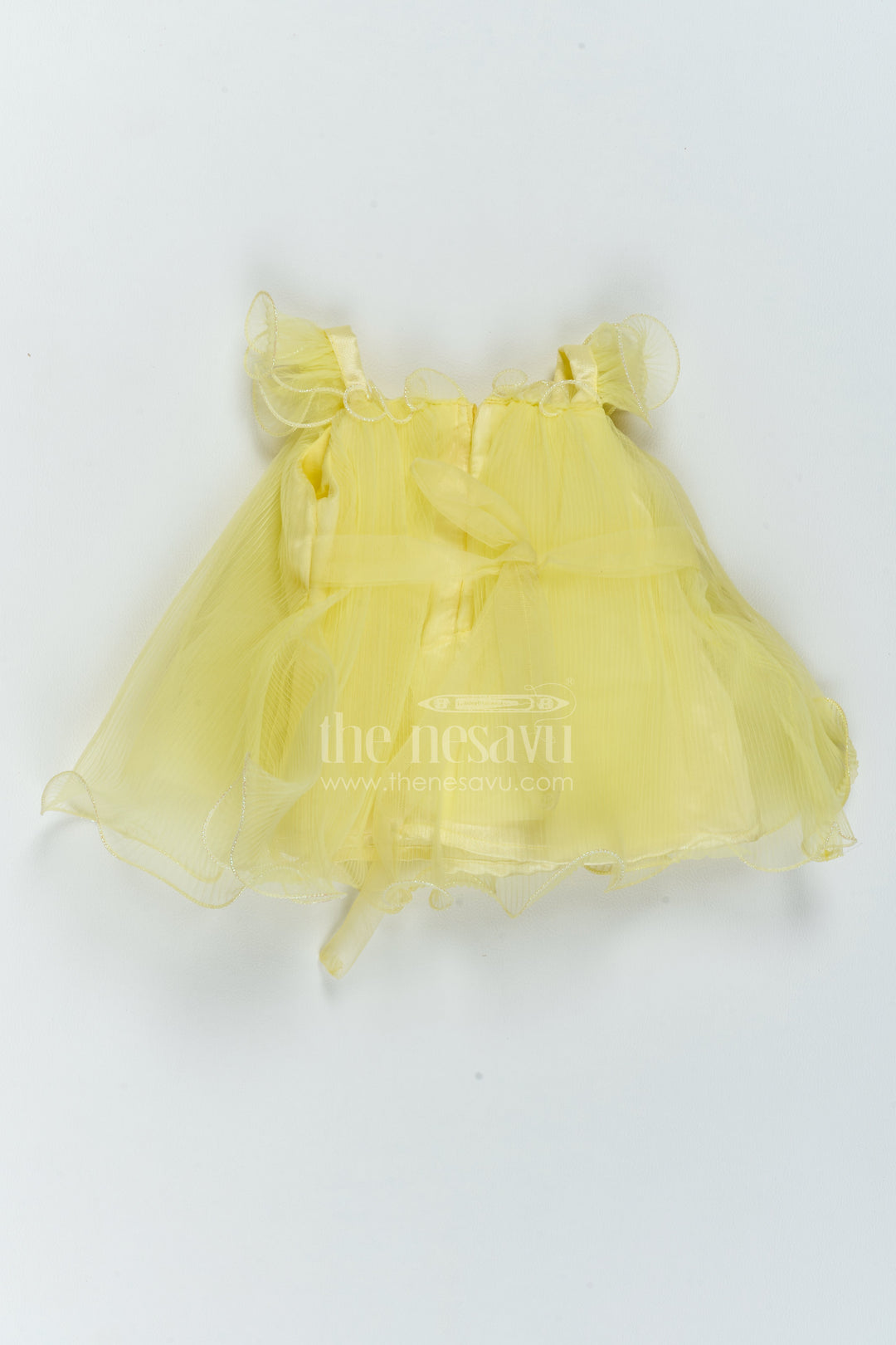 The Nesavu Girls Fancy Party Frock Baby Girl Fairy Frock for Milestone Birthdays and Celebration Portraits Nesavu Nesavu Baby Girl Fairy Net Frock For Milestone Birthdays Celebration Portraits And Special Family Occasions