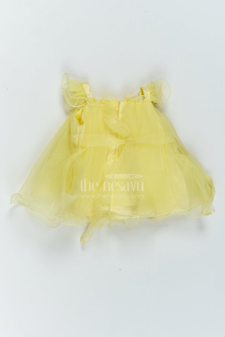 The Nesavu Girls Fancy Party Frock Baby Girl Fairy Frock for Milestone Birthdays and Celebration Portraits Nesavu Nesavu Baby Girl Fairy Net Frock For Milestone Birthdays Celebration Portraits And Special Family Occasions