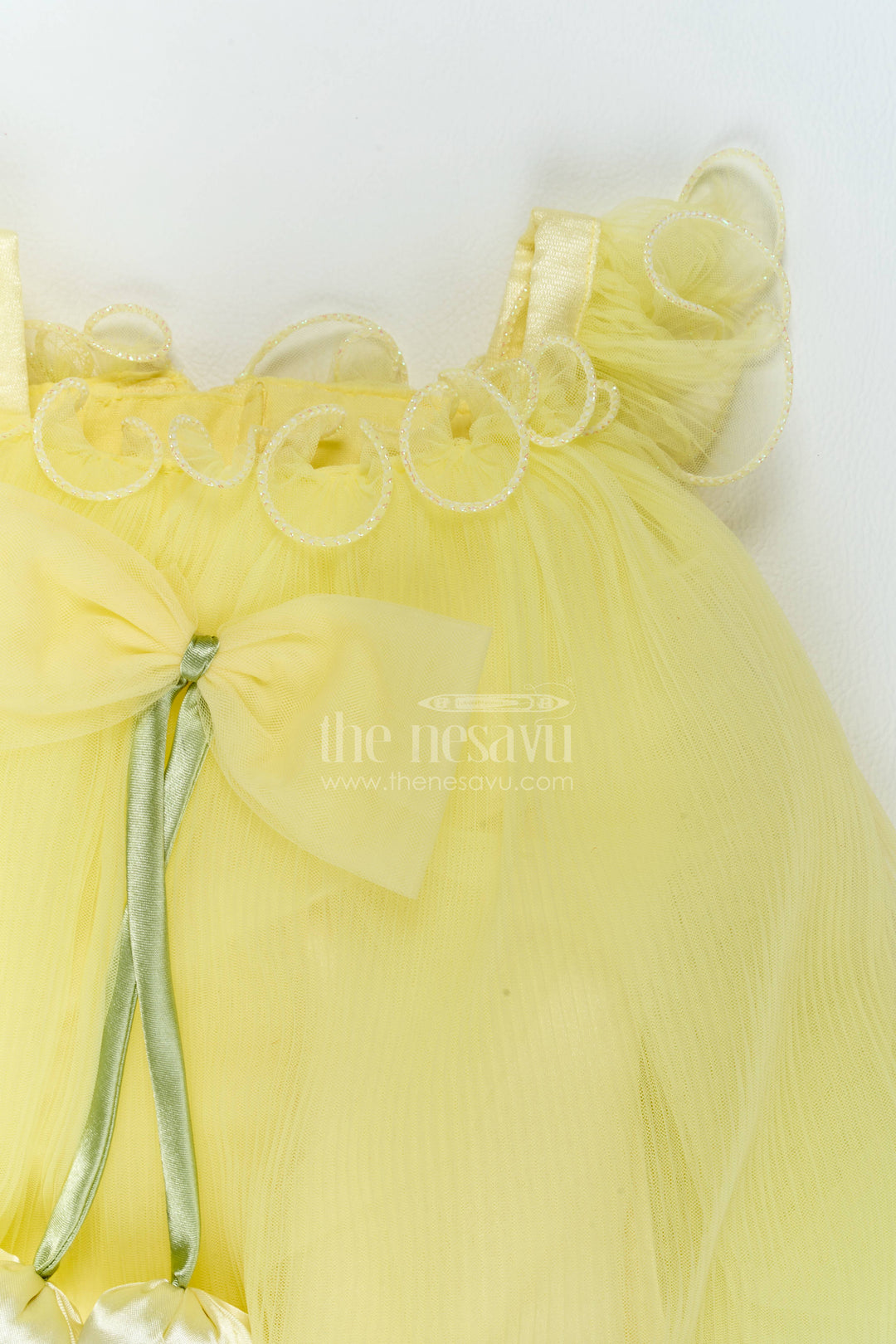 The Nesavu Girls Fancy Party Frock Baby Girl Fairy Frock for Milestone Birthdays and Celebration Portraits Nesavu Nesavu Baby Girl Fairy Net Frock For Milestone Birthdays Celebration Portraits And Special Family Occasions