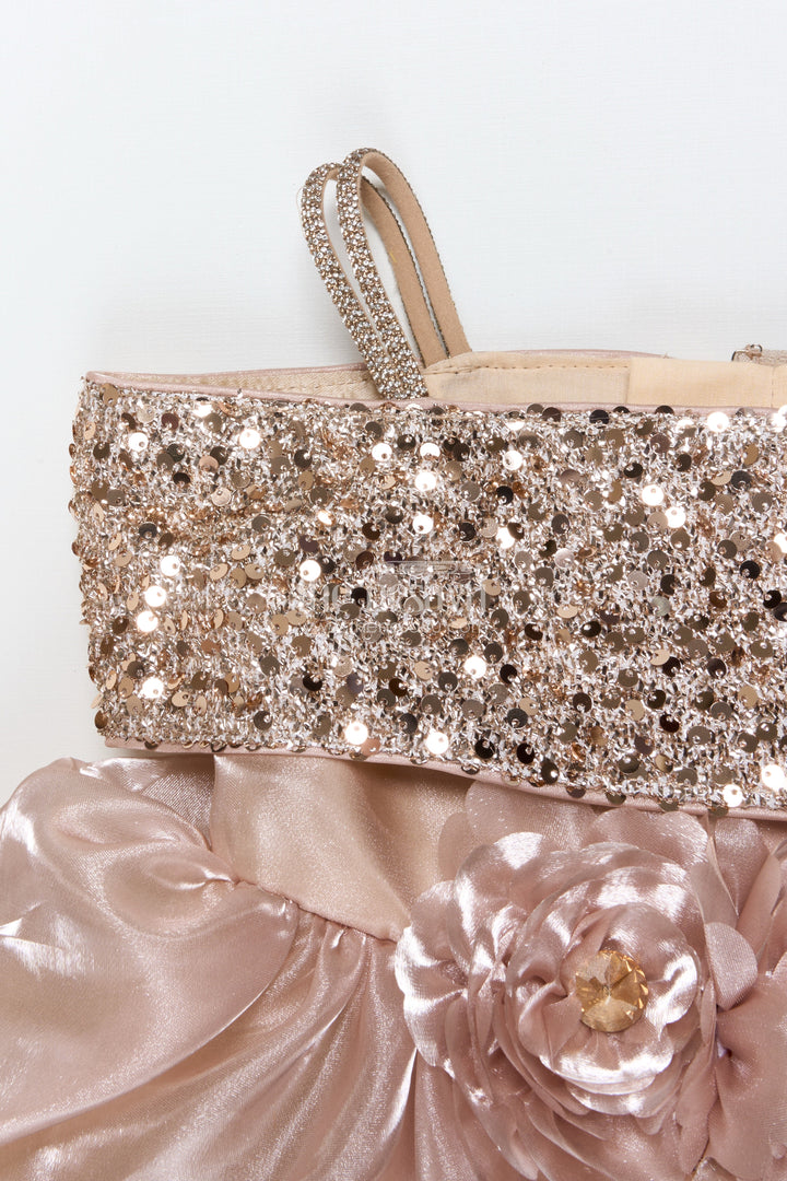 The Nesavu Baby Fancy Frock Baby Girl Frock for Birthday and Festive Occasions Nesavu Nesavu baby girl frock designer yoke birthday festive celebrations