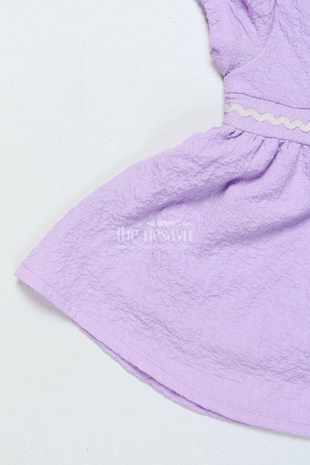 The Nesavu Baby Cotton Frocks Baby Girl Frock for Birthday Parties and Everyday Play Nesavu Nesavu baby girl frock floral embellishments birthdays everyday comfort