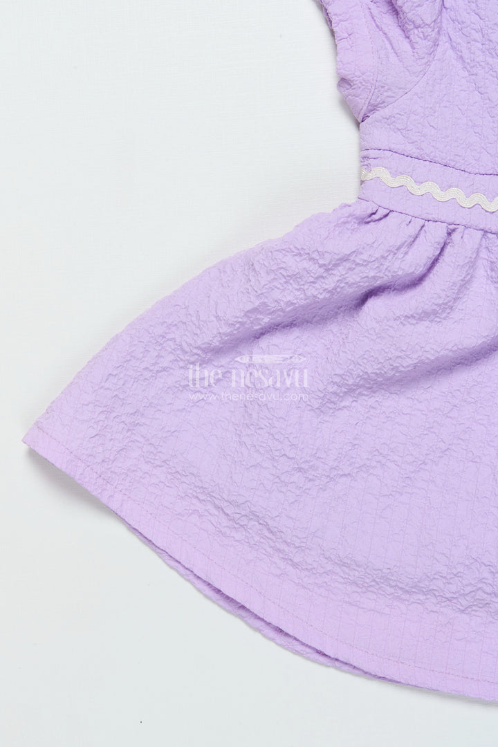 The Nesavu Baby Cotton Frocks Baby Girl Frock for Birthday Parties and Everyday Play Nesavu Nesavu baby girl frock floral embellishments birthdays everyday comfort