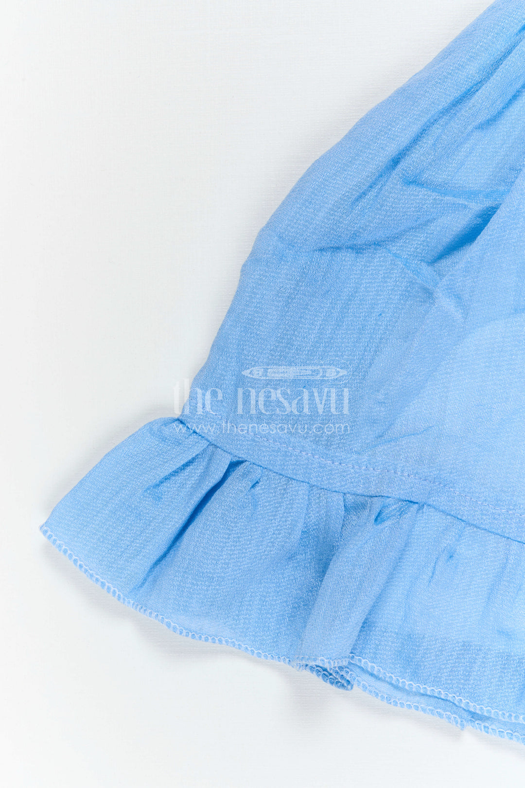 The Nesavu Baby Cotton Frocks Baby Girl Frock for Daily Wear and Playtime Comfort Nesavu Nesavu Baby Girl Cotton Frock For Daily Wear And Playtime With Floral Embroidery And Soft Frill Design