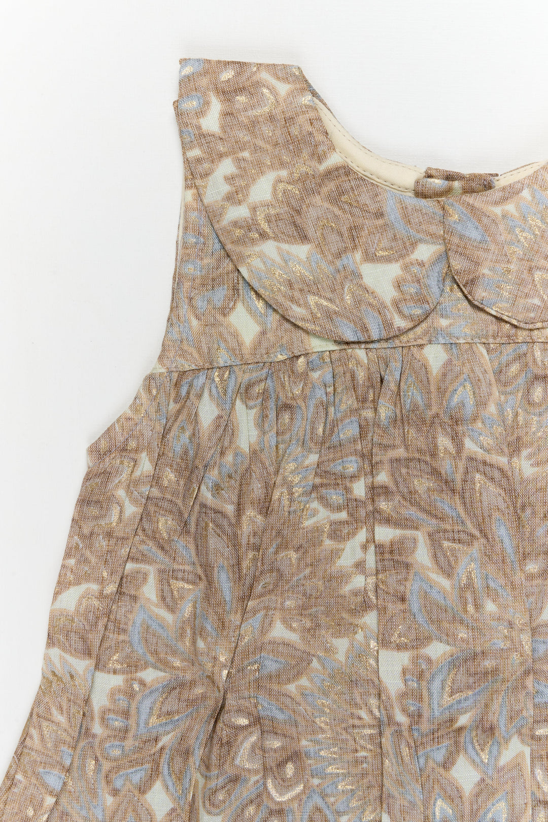 The Nesavu Girls Cotton Frock Baby Girl Frock for Family Outings and Casual Celebrations Nesavu Nesavu baby girl frock in rayon silk with digital print for casual celebrations and family outings