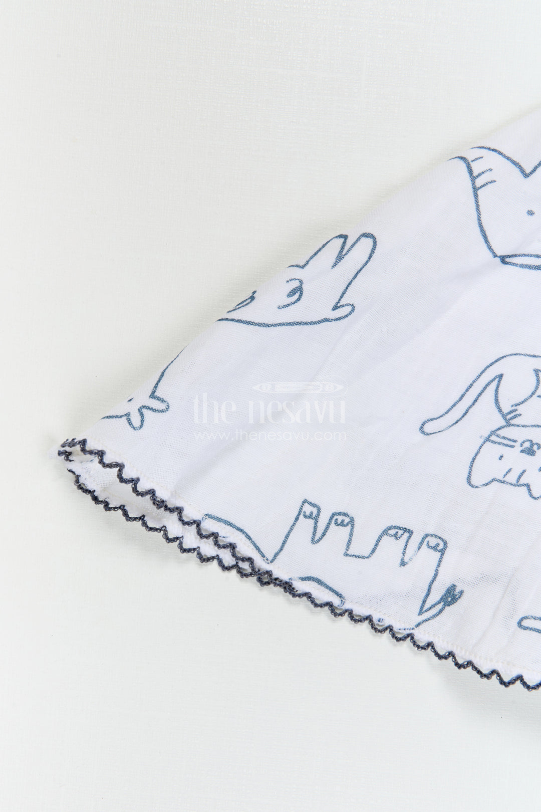 The Nesavu Baby Cotton Frocks Baby Girl Frock for Outings and Everyday Comfort Wear Nesavu Nesavu Baby Girl Muslin Cotton Frock For Outings And Daily Wear With Digital Print Soft Breathable Design