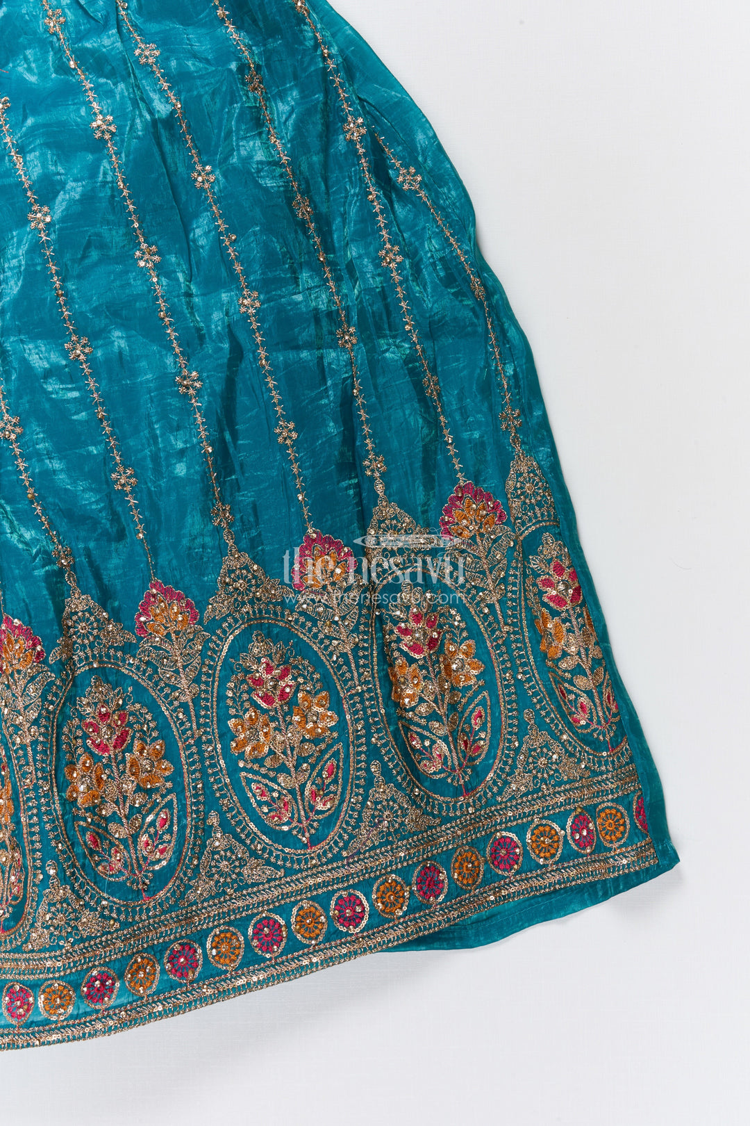 The Nesavu Girls Lehenga Choli Baby Girl Lehenga Choli Set for Weddings and Festive Functions Nesavu Nesavu baby girl lehenga choli set viscose silk weddings grand festive occasions