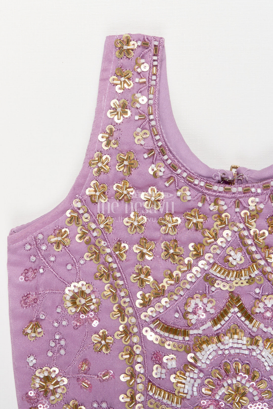 The Nesavu Girls Fancy Lehenga Baby Girl Lehenga for Weddings and First Birthday Celebrations Nesavu Nesavu baby girl lehenga georgette designer embroidery  ideal weddings birthdays