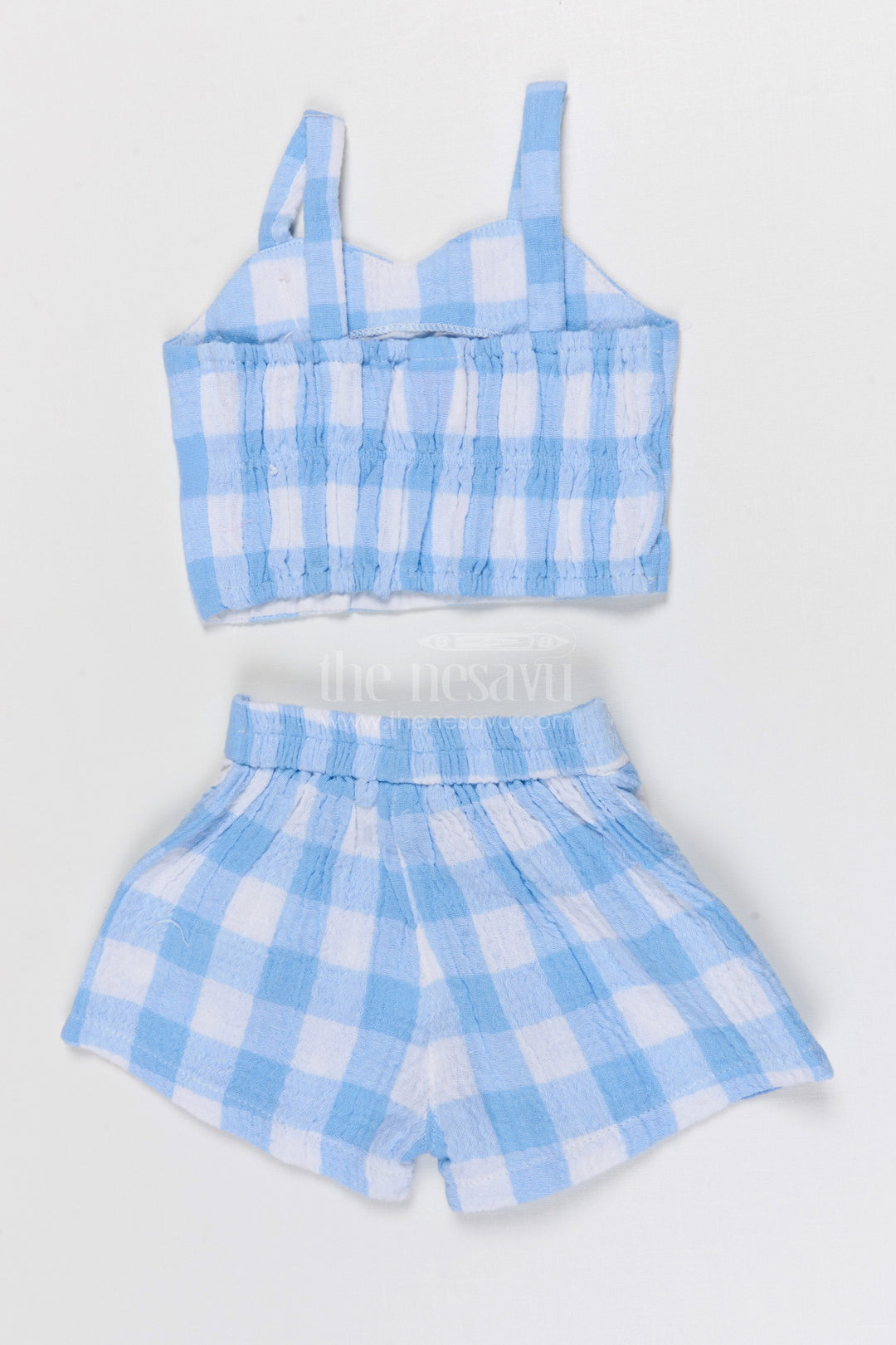 The Nesavu Baby Casual Sets Baby Girl Muslin Cotton Co Ord Set for Summer Outings Nesavu Nesavu Baby Girl Muslin Cotton Co Ord Set For Summer Outings Playdates And Casual Wear