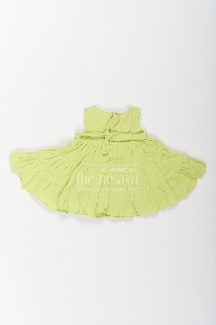 The Nesavu Baby Cotton Frocks Baby Girl Muslin Frock for Playtime Outings and Summer Celebrations Nesavu Nesavu Baby Girl Muslin Frock For Playtime Summer Outings Family Gatherings And Casual Celebrations