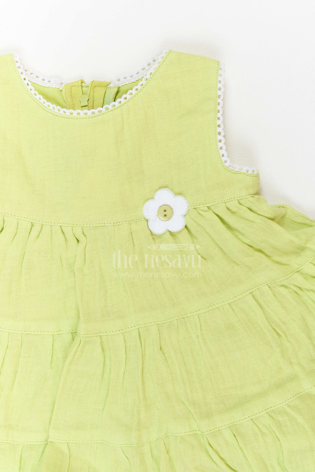 The Nesavu Baby Cotton Frocks Baby Girl Muslin Frock for Playtime Outings and Summer Celebrations Nesavu Nesavu Baby Girl Muslin Frock For Playtime Summer Outings Family Gatherings And Casual Celebrations