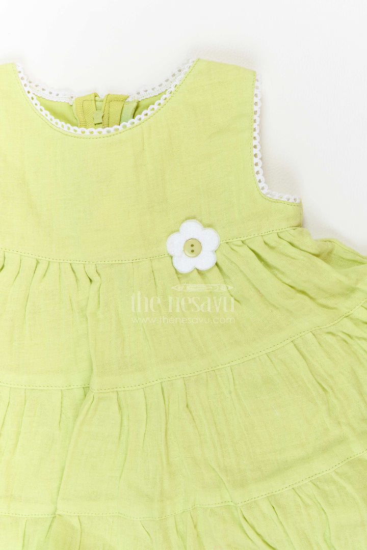 The Nesavu Baby Cotton Frocks Baby Girl Muslin Frock for Playtime Outings and Summer Celebrations Nesavu Nesavu Baby Girl Muslin Frock For Playtime Summer Outings Family Gatherings And Casual Celebrations