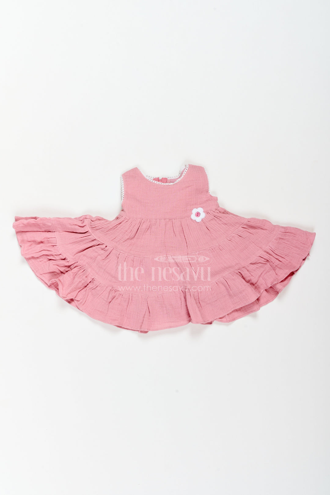 The Nesavu Baby Cotton Frocks Baby Girl Muslin Frock for Summer Outings Birthdays and Everyday Wear Nesavu Nesavu Baby Girl Muslin Frock For Summer Outings Birthdays Family Visits And Comfortable Everyday Wear
