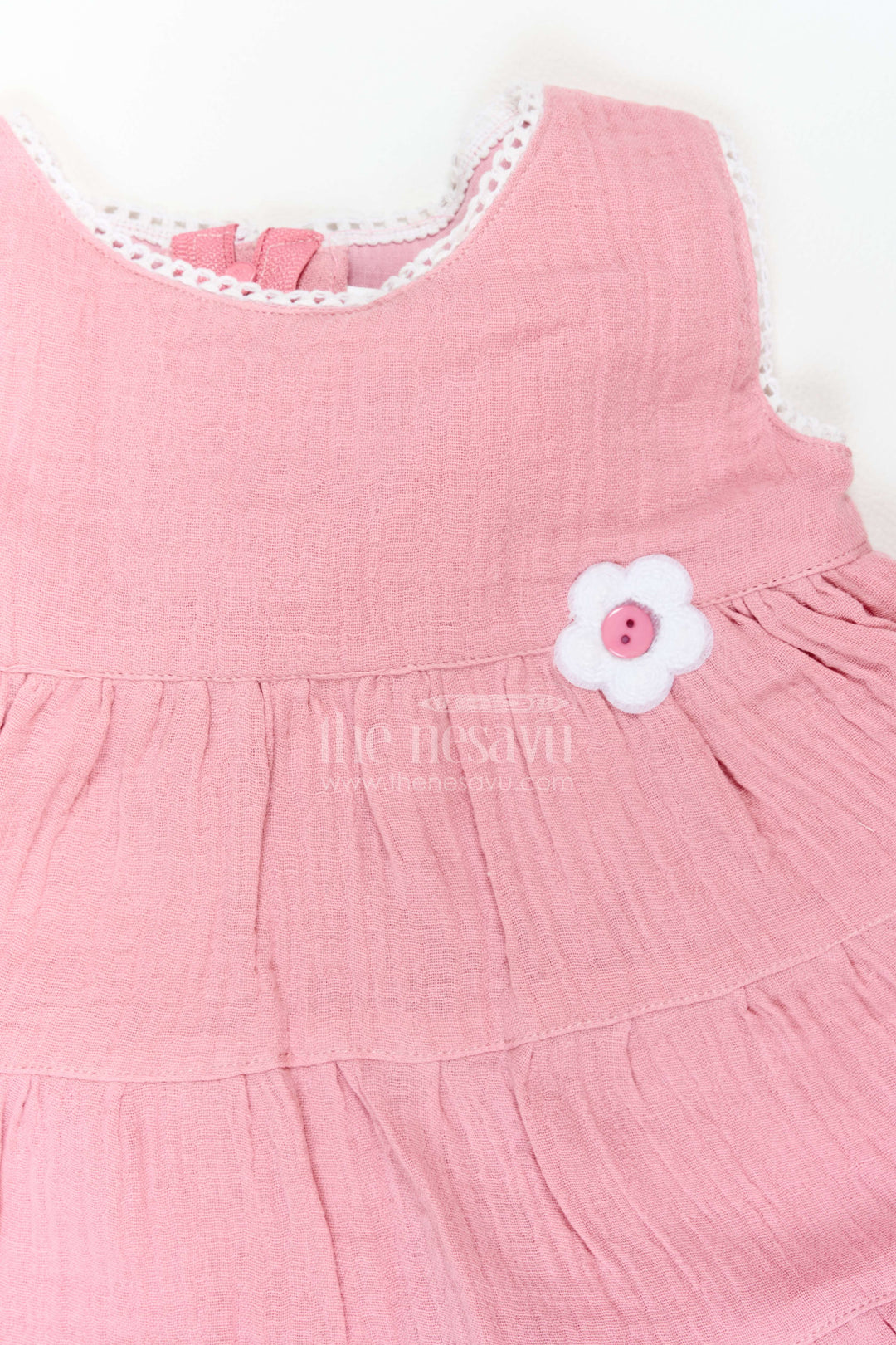 The Nesavu Baby Cotton Frocks Baby Girl Muslin Frock for Summer Outings Birthdays and Everyday Wear Nesavu Nesavu Baby Girl Muslin Frock For Summer Outings Birthdays Family Visits And Comfortable Everyday Wear