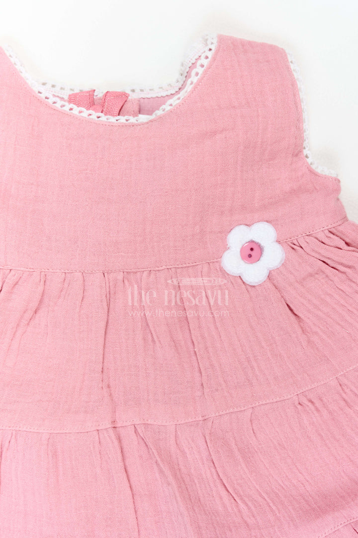 The Nesavu Baby Cotton Frocks Baby Girl Muslin Frock for Summer Outings Birthdays and Everyday Wear Nesavu Nesavu Baby Girl Muslin Frock For Summer Outings Birthdays Family Visits And Comfortable Everyday Wear
