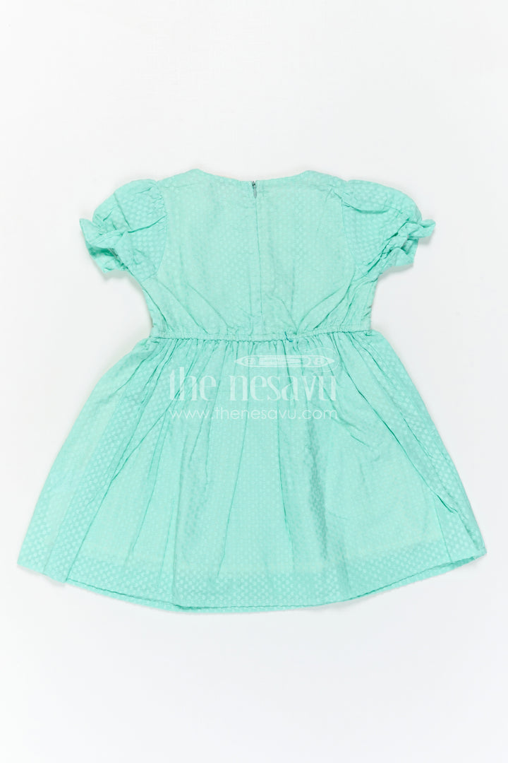 The Nesavu Girls Cotton Frock Baby Girl Outfit with Embroidered Jacket for Festive Wear and Outings Nesavu Nesavu Baby Girl Outfit With Embroidered Jacket For Festive Wear And Outings In Soft Cotton Comfort