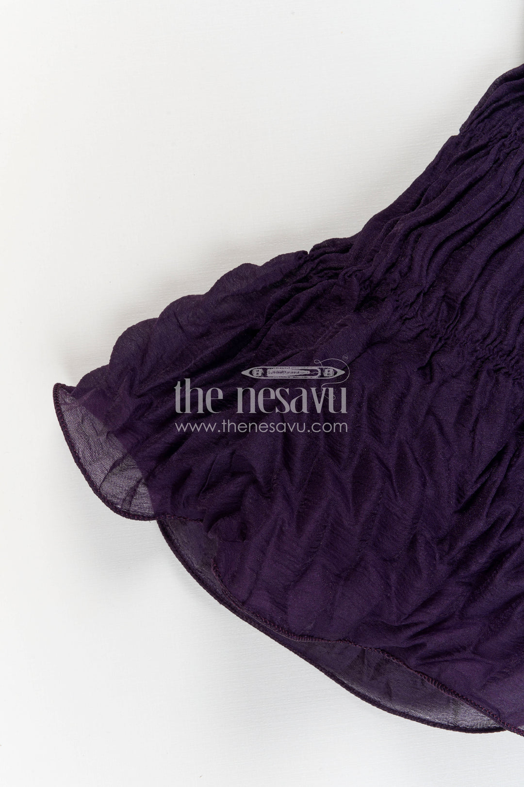 The Nesavu Silk Party Frock Baby Girl Party Frock with Jacket for Birthdays and Celebrations Nesavu Nesavu Baby Girl Party Frock With Embroidered Jacket In Silk And Georgette For Birthdays And Festive Wear