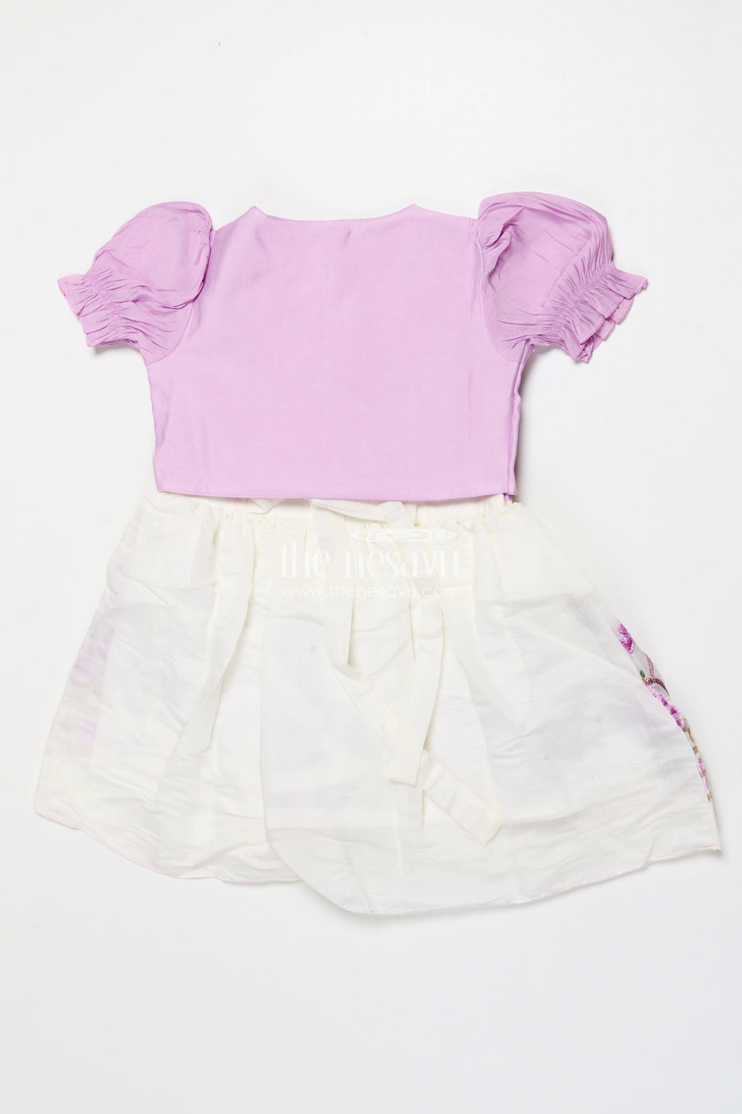 The Nesavu Girls Fancy Frock Baby Girl Party Frock with Jacket for Birthdays and Special Events Nesavu Nesavu baby girl party frock jacket style birthdays festive occasions