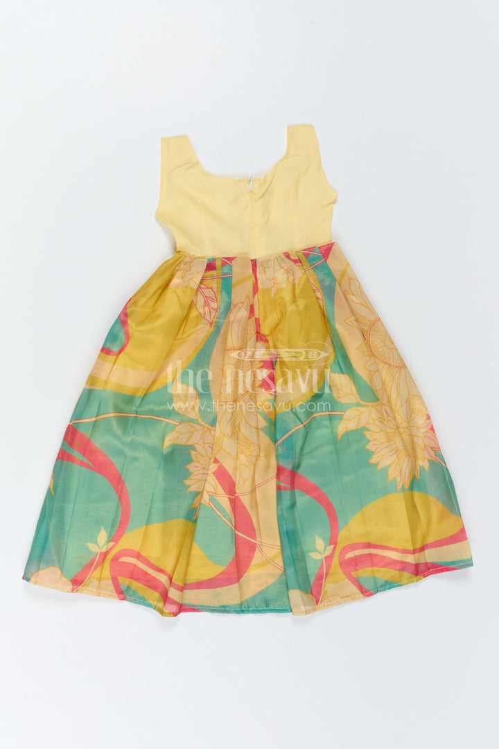 The Nesavu Pattu Pavadai Baby Girl Pattu Pavadai Dress for Festive Family Moments Nesavu Nesavu Baby Girl Pattu Pavadai Dress With Floral Digital Print For Festive Celebrations