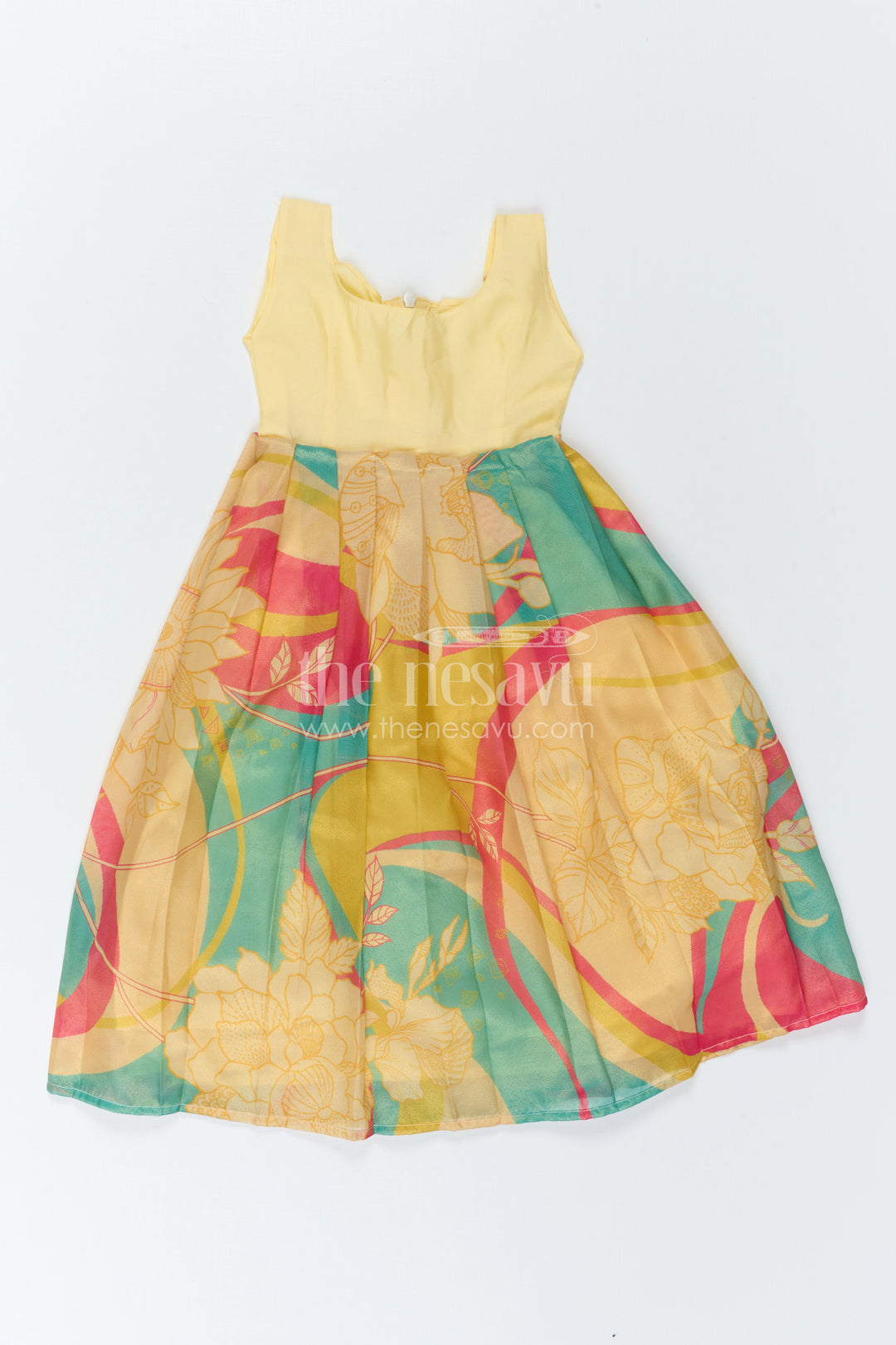 The Nesavu Pattu Pavadai Baby Girl Pattu Pavadai Dress for Festive Family Moments Nesavu Nesavu Baby Girl Pattu Pavadai Dress With Floral Digital Print For Festive Celebrations