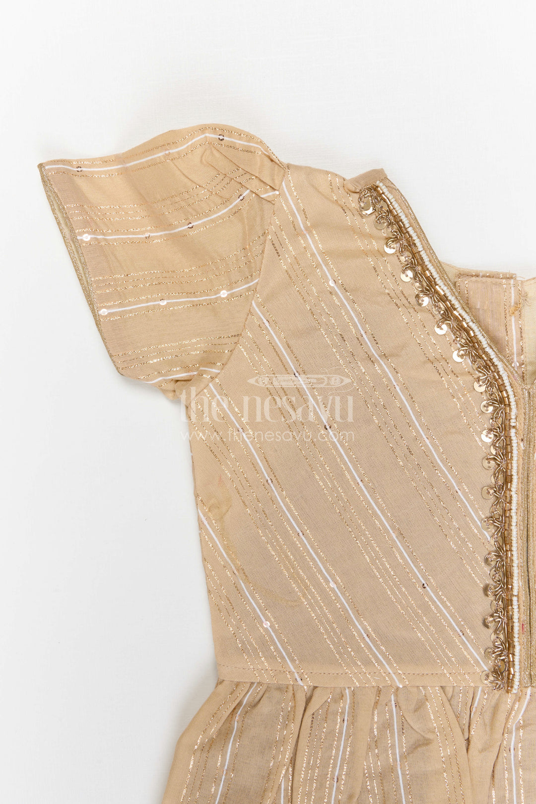 The Nesavu Pattu Pavadai Baby Girl Pattu Pavadai for Festivals and Traditional Celebrations Nesavu Nesavu baby girl pattu pavadai for festivals and weddings with Banaras art silk big zari border