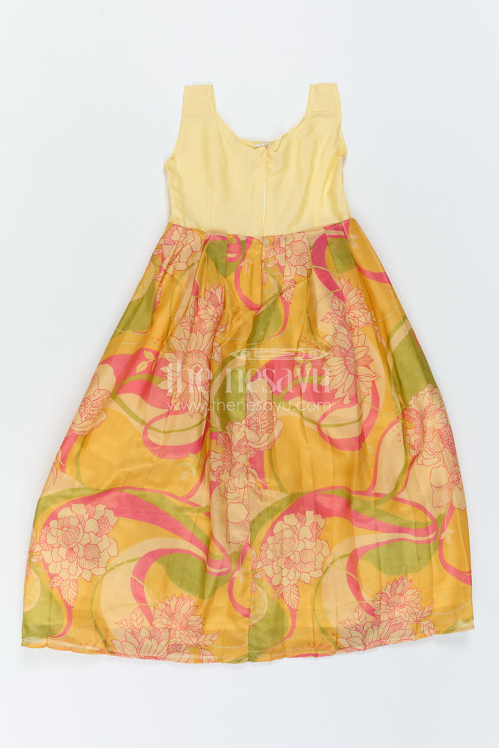 The Nesavu Pattu Pavadai Baby Girl Pattu Pavadai for Festive Family Celebrations Nesavu Nesavu Baby Girl Pattu Pavadai With Vibrant Digital Prints For Festive Family Functions