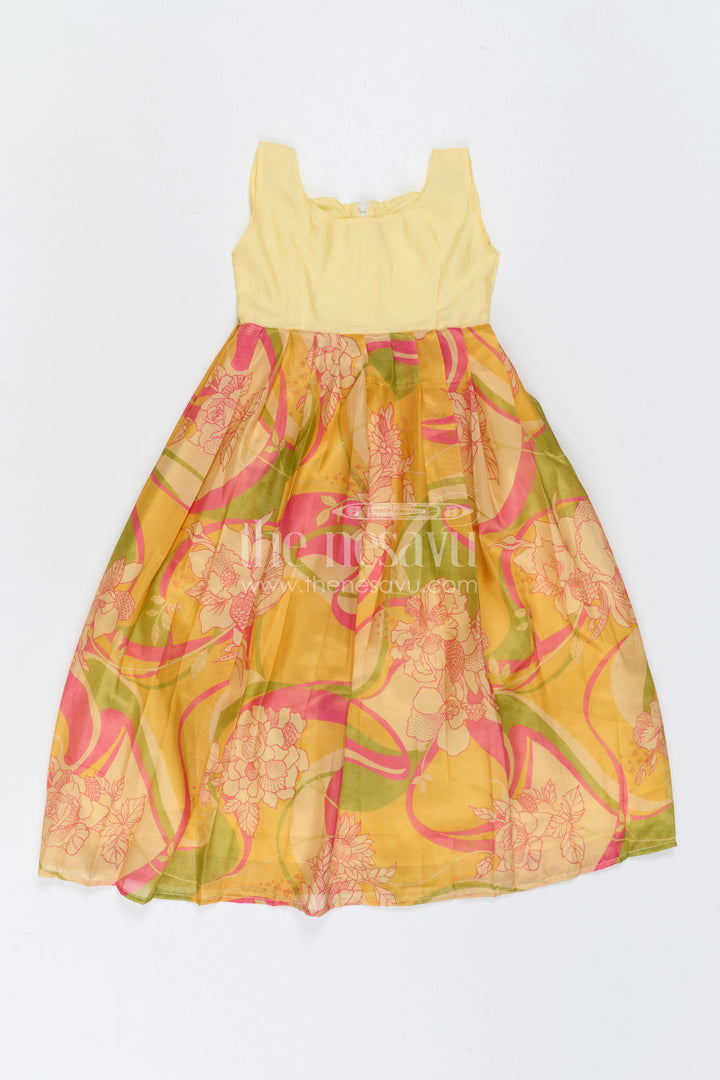 The Nesavu Pattu Pavadai Baby Girl Pattu Pavadai for Festive Family Celebrations Nesavu Nesavu Baby Girl Pattu Pavadai With Vibrant Digital Prints For Festive Family Functions