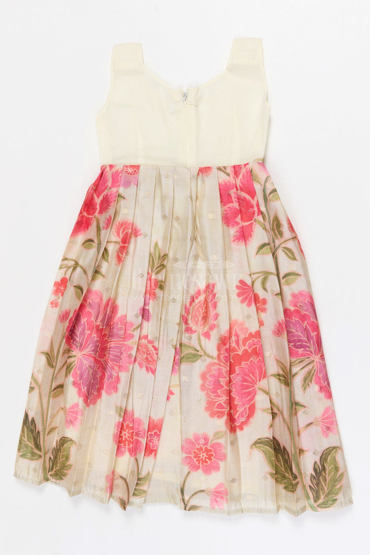 The Nesavu Pattu Pavadai Baby Girl Pattu Pavadai for Festive Occasions and Family Weddings Nesavu Nesavu Baby Girl Pattu Pavadai Semi Banaras Silk Dress For Weddings And Festivals