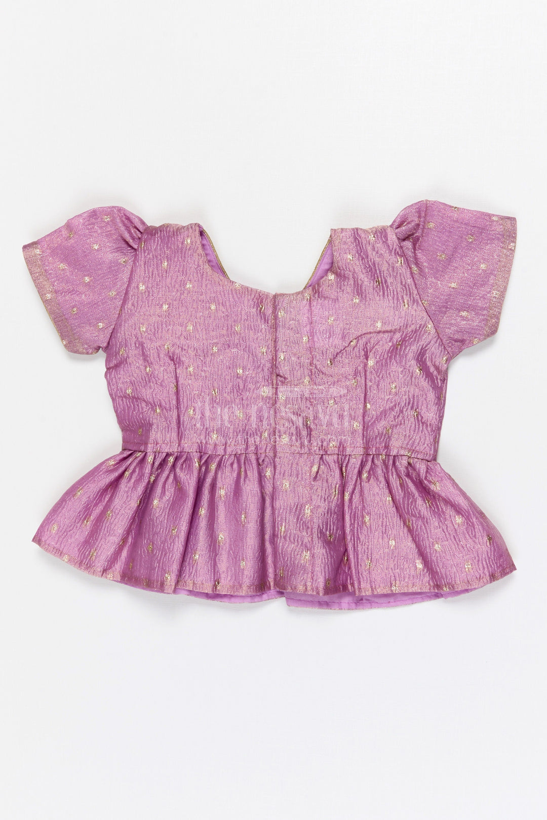 The Nesavu Pattu Pavadai Baby Girl Pattu Pavadai for Festive Occasions and Family Weddings Nesavu Nesavu Baby Girl Pattu Pavadai Semi Banaras Silk Dress For Weddings And Festivals