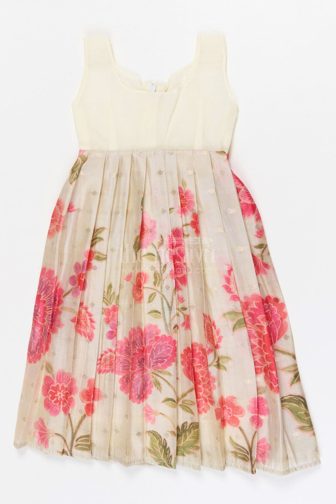 The Nesavu Pattu Pavadai Baby Girl Pattu Pavadai for Festive Occasions and Family Weddings Nesavu Nesavu Baby Girl Pattu Pavadai Semi Banaras Silk Dress For Weddings And Festivals