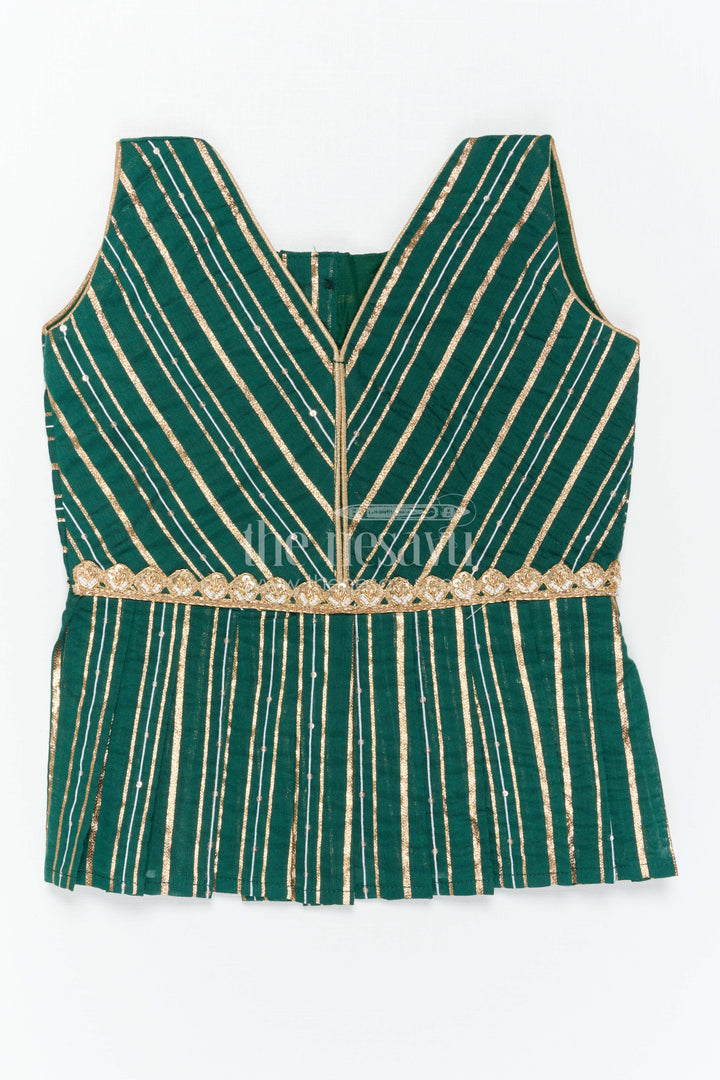 The Nesavu Pattu Pavadai Baby Girl Pattu Pavadai for Festive Wear and Traditional Functions Nesavu Nesavu Baby Girl Pattu Pavadai For Festive Wear Semi Banaras Silk With Digital Print Ethnic Outfit