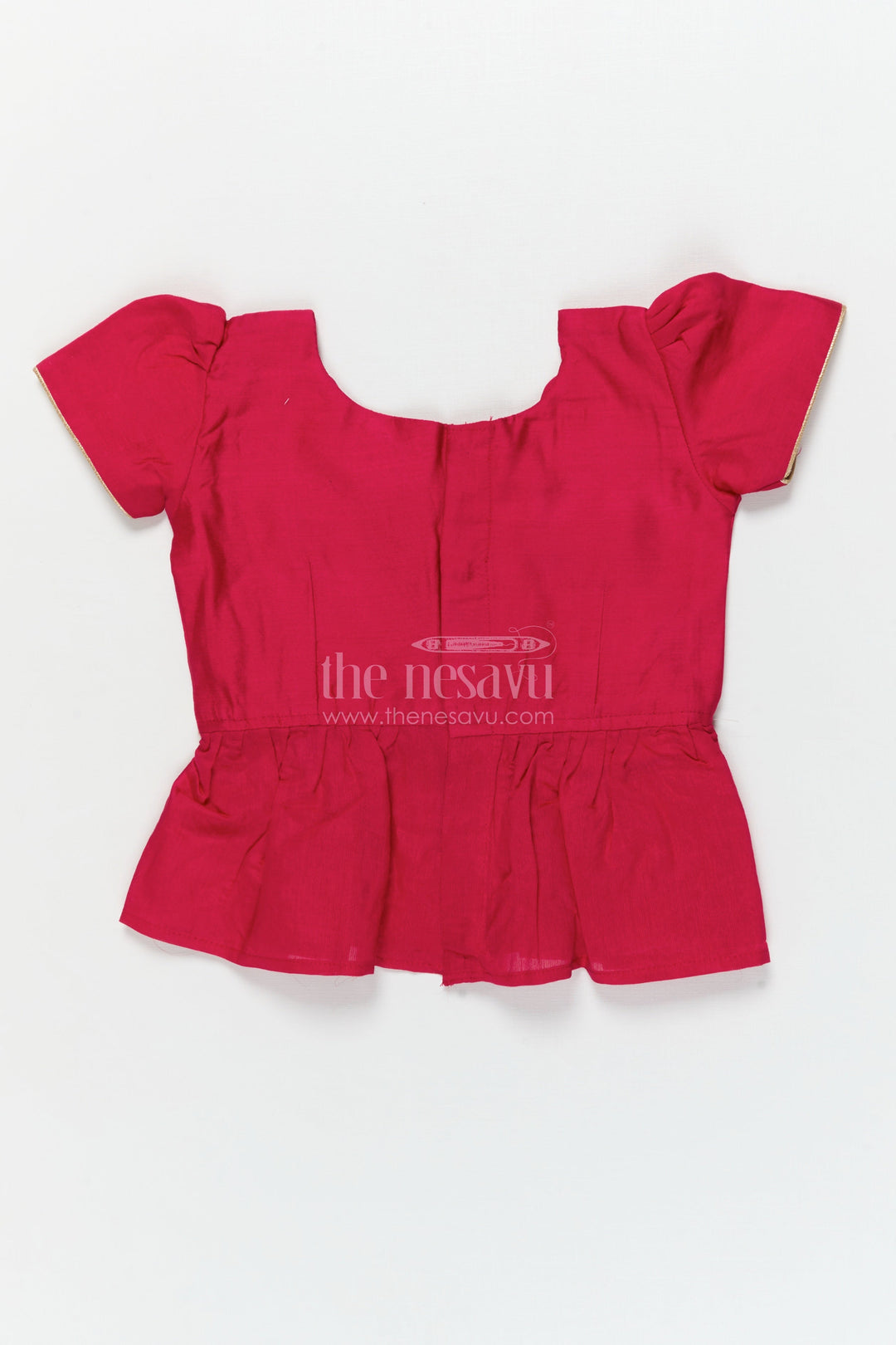 The Nesavu Pattu Pavadai Baby Girl Pattu Pavadai for Naming Ceremony and Traditional Occasions Nesavu Nesavu baby girl pattu pavadai for naming ceremonies and traditional milestone events