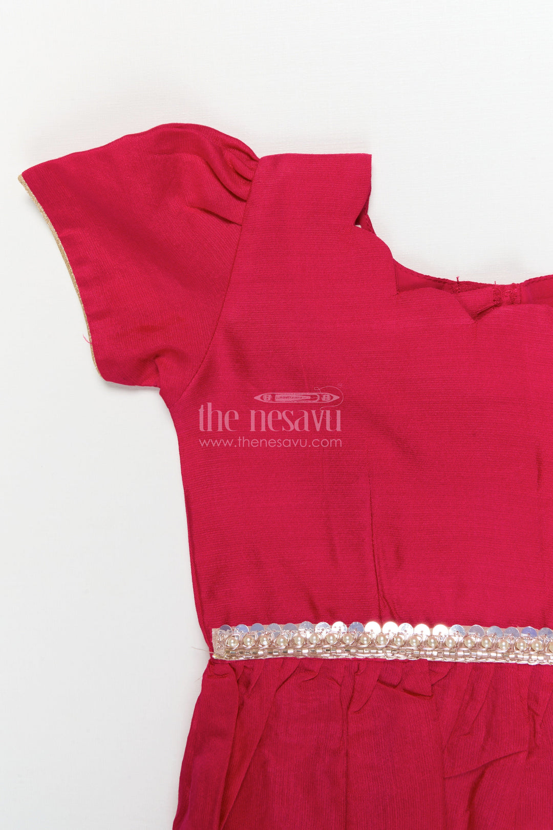 The Nesavu Pattu Pavadai Baby Girl Pattu Pavadai for Naming Ceremony and Traditional Occasions Nesavu Nesavu baby girl pattu pavadai for naming ceremonies and traditional milestone events