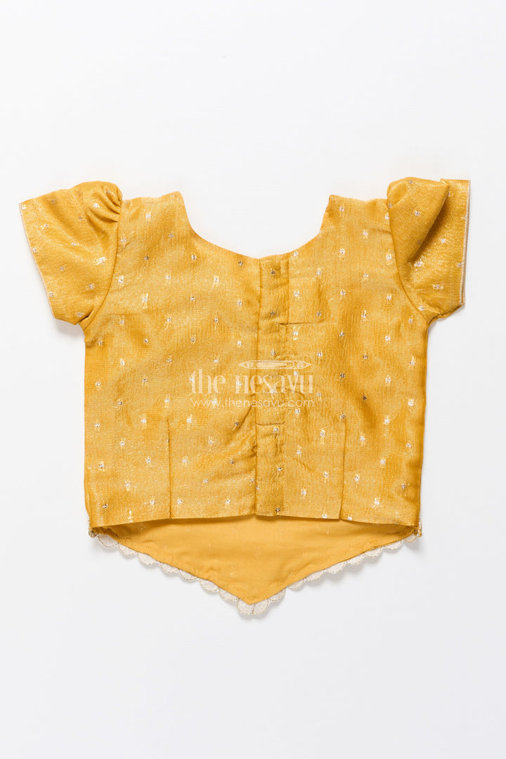 The Nesavu Pattu Pavadai Baby Girl Pattu Pavadai for Traditional Festivals and Naming Ceremony Nesavu Nesavu baby girl pattu pavadai banarasi silk naming ceremony festive occasions