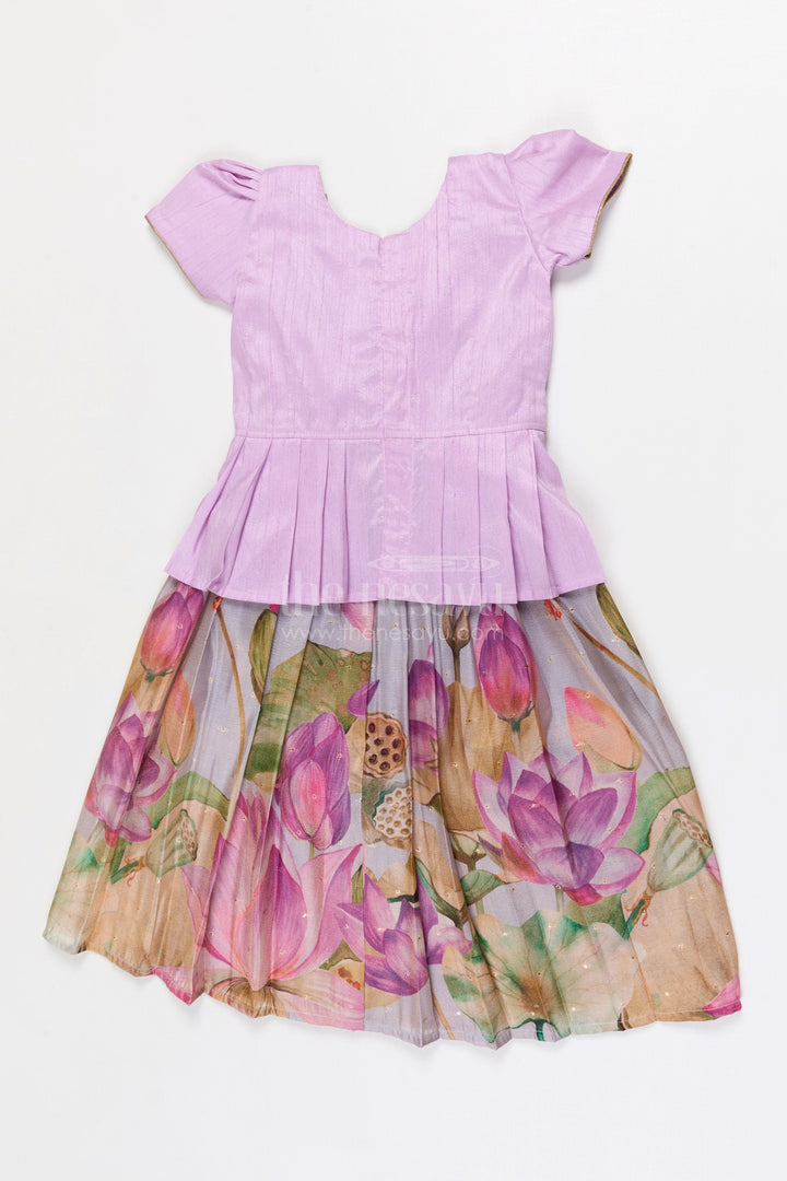 The Nesavu Pattu Pavadai Baby Girl Pattu Pavadai for Weddings and Festival Celebrations Nesavu Nesavu Baby Girl Pattu Pavadai Semi Banaras Art Silk Dress For Weddings And Festivals