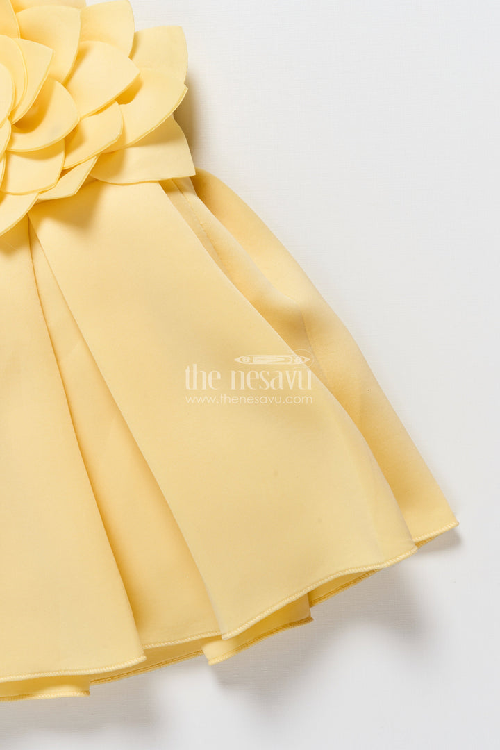 The Nesavu Girls Fancy Party Frock Baby Girl Scuba Frock for Birthday Parties and Playful Twirls Nesavu Nesavu baby girl scuba fabric frock  perfect birthdays parties everyday twirls