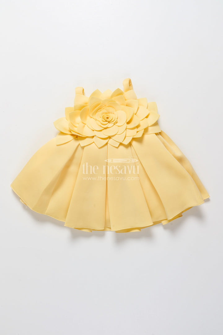 The Nesavu Girls Fancy Party Frock Baby Girl Scuba Frock for Birthday Parties and Playful Twirls Nesavu Nesavu baby girl scuba fabric frock  perfect birthdays parties everyday twirls