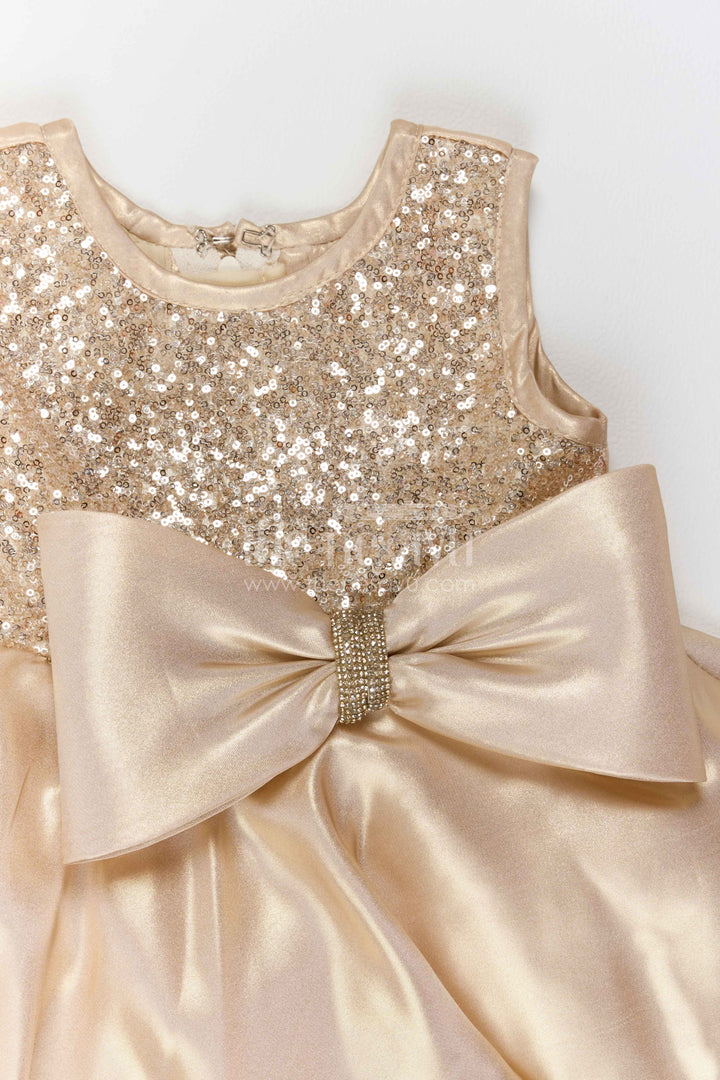 The Nesavu Girls Fancy Party Frock Baby Girl Sculpted Satin Frock for Receptions and Milestone Parties Nesavu Nesavu Baby Girl Sculpted Satin Frock For Receptions Milestone Parties And Elegant Family Celebrations
